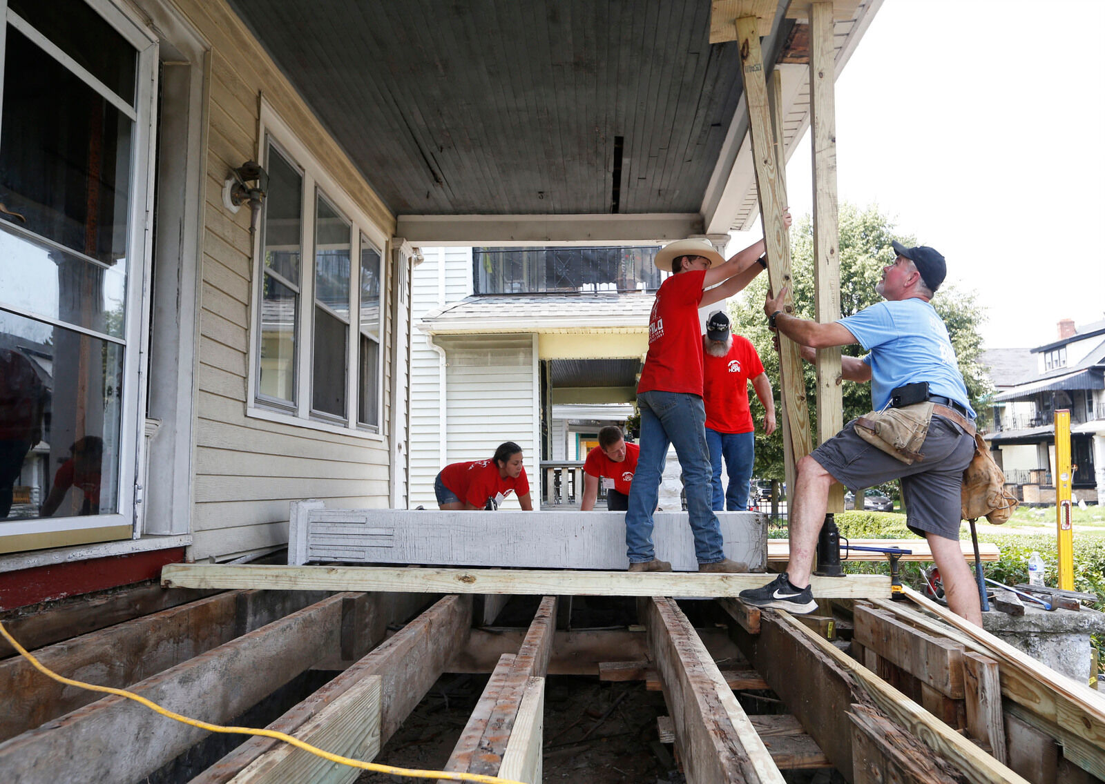 Rebuilding a porch